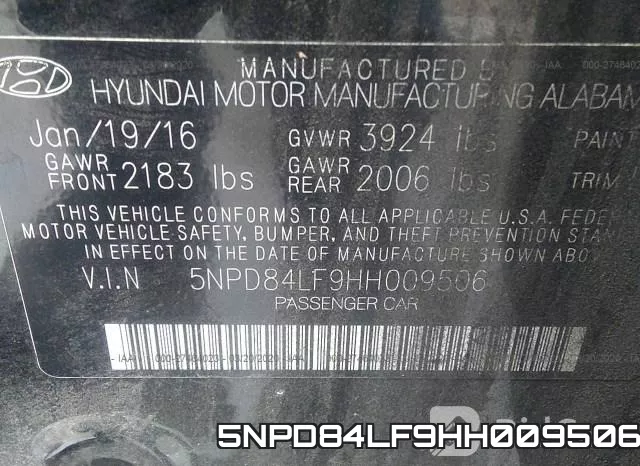 5NPD84LF9HH009506 фото 10