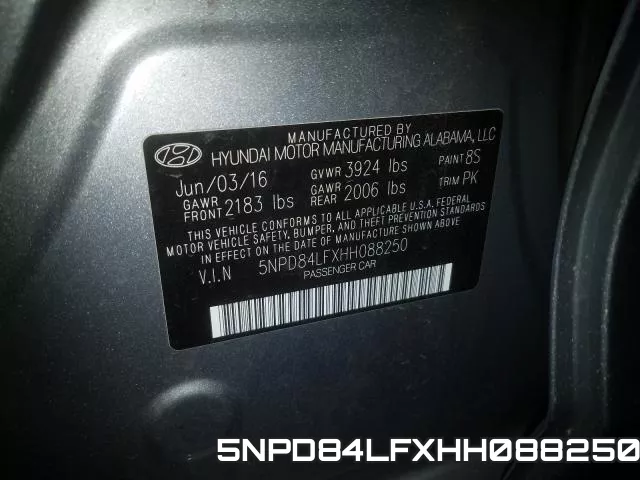 5NPD84LFXHH088250 фото 2