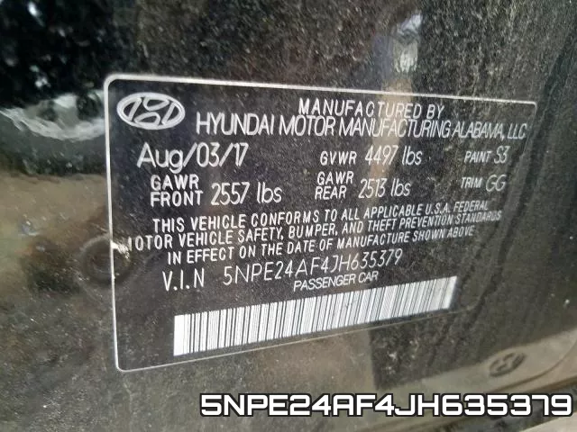 5NPE24AF4JH635379 фото 2
