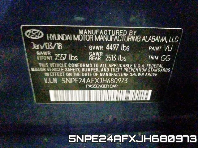 5NPE24AFXJH680973 фото 2