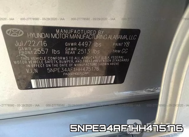 5NPE34AF1HH475176 фото 10