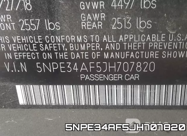 5NPE34AF5JH707820 фото 10