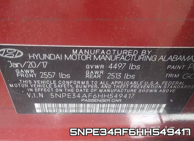 5NPE34AF6HH549417 фото 10