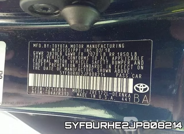 5YFBURHE2JP808214 фото 10