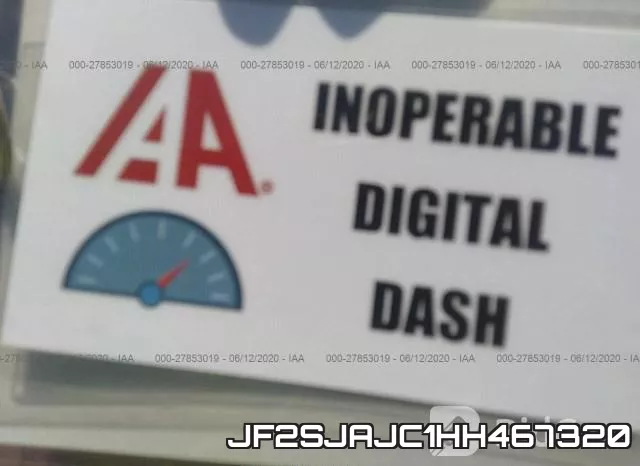 JF2SJAJC1HH467320 фото 8