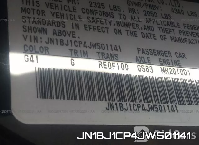 JN1BJ1CP4JW501141 фото 10