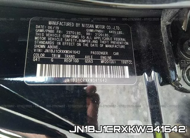 JN1BJ1CRXKW341642 фото 10