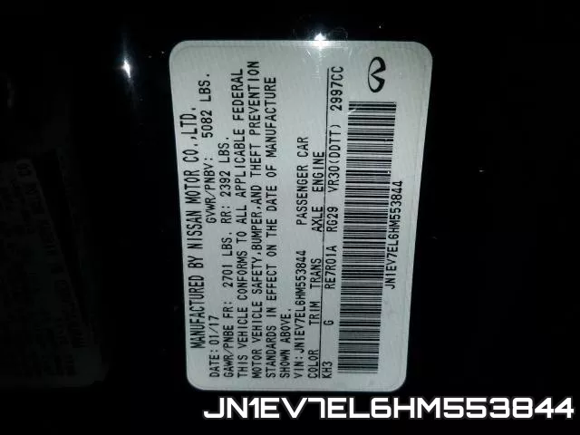 JN1EV7EL6HM553844 фото 2