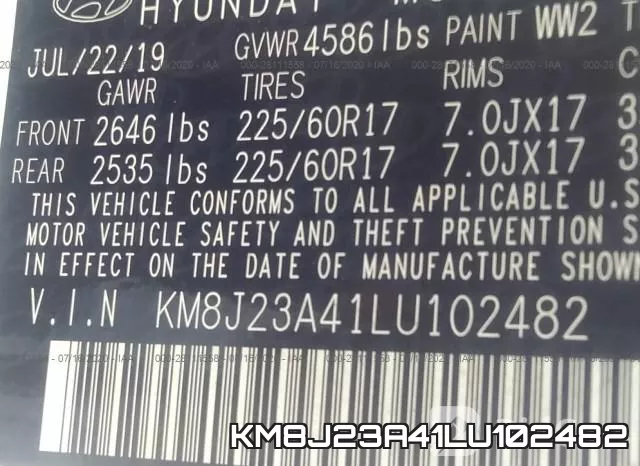 KM8J23A41LU102482 фото 10