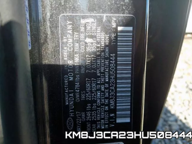 KM8J3CA23HU508444 фото 2