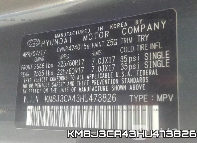 KM8J3CA43HU473826 фото 10