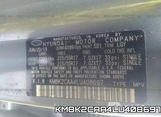 KM8K2CAA4LU408697 фото 10