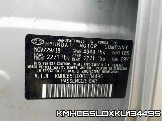 KMHC65LDXKU134495 фото 2