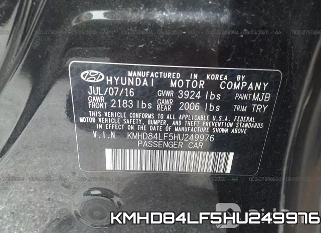 KMHD84LF5HU249976 фото 10