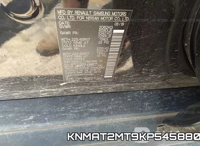 KNMAT2MT9KP545880 фото 10
