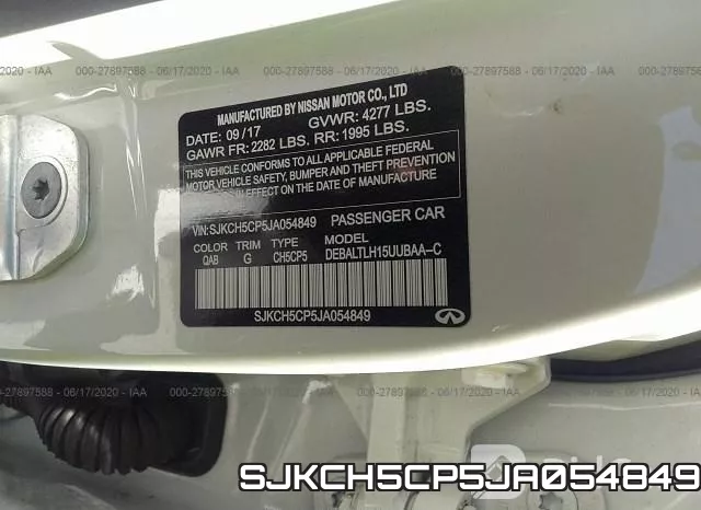 SJKCH5CP5JA054849 фото 10