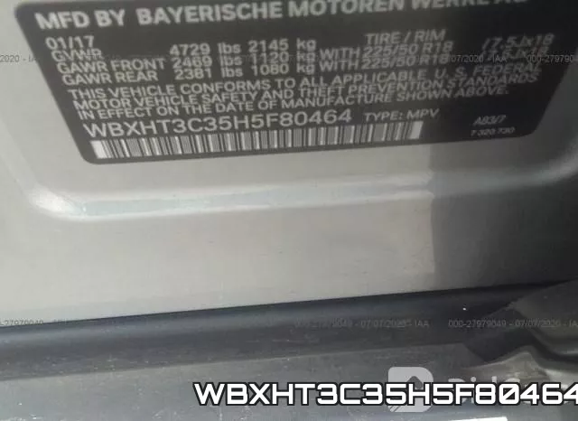 WBXHT3C35H5F80464 фото 10