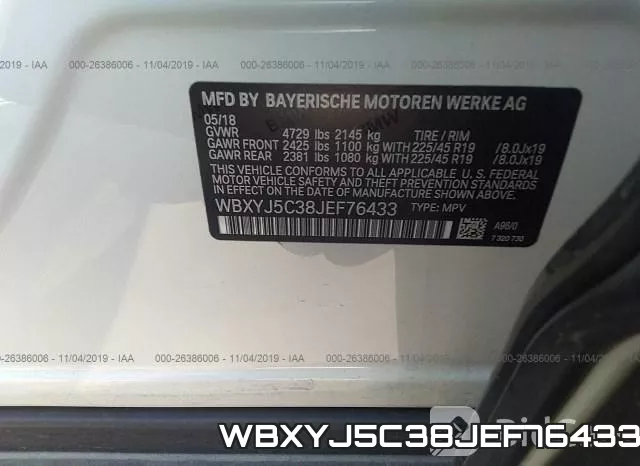 WBXYJ5C38JEF76433 фото 10