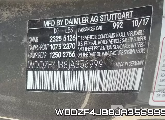 WDDZF4JB8JA356999 фото 10