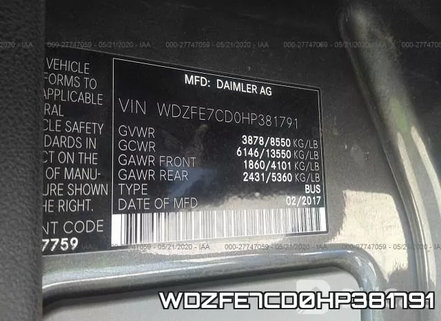 WDZFE7CD0HP381791 фото 10