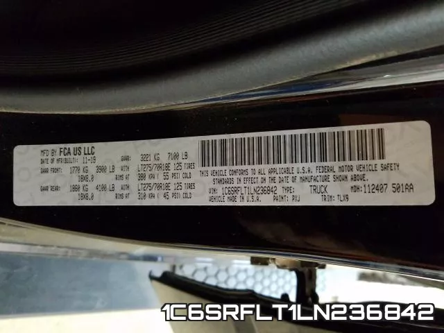 1C6SRFLT1LN236842 фото 2