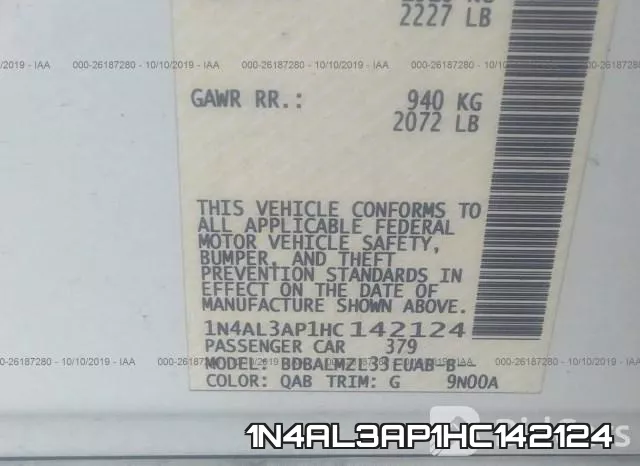 1N4AL3AP1HC142124 фото 10
