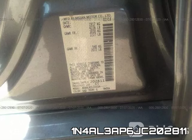 1N4AL3AP6JC202811 фото 10