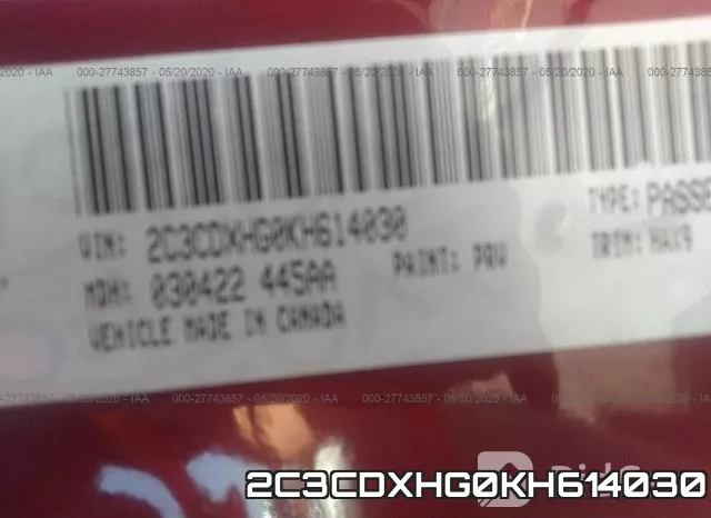 2C3CDXHG0KH614030 фото 10