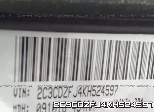2C3CDZFJ4KH524597 фото 10