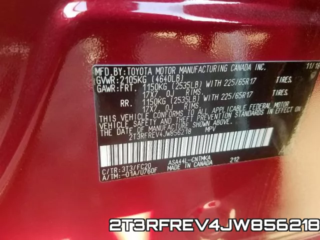 2T3RFREV4JW856218 фото 2