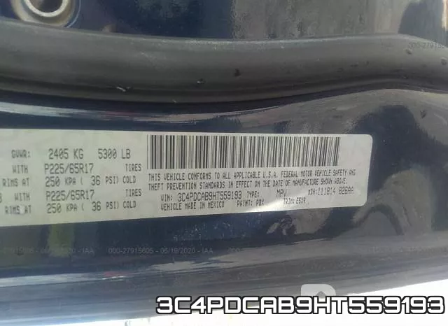 3C4PDCAB9HT559193 фото 10