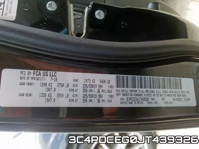 3C4PDCEG0JT439326 фото 2