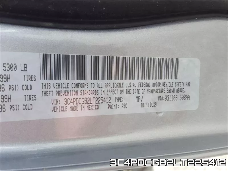 3C4PDCGB2LT225412 фото 2