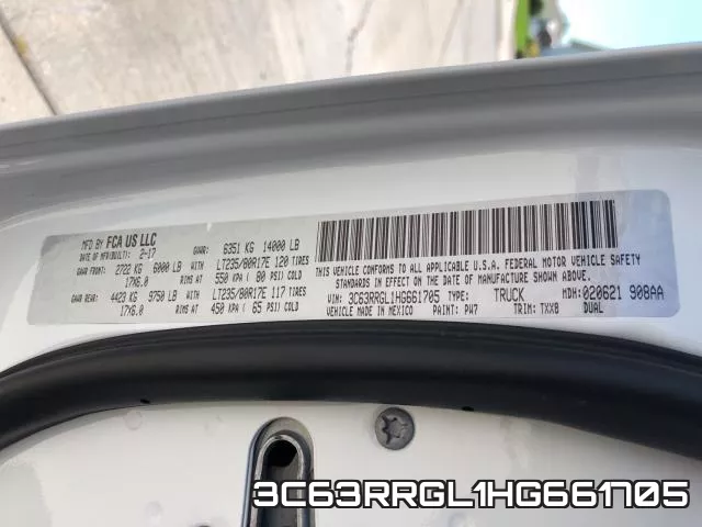 3C63RRGL1HG661705 фото 2