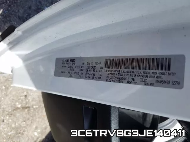 3C6TRVBG3JE140411 фото 2