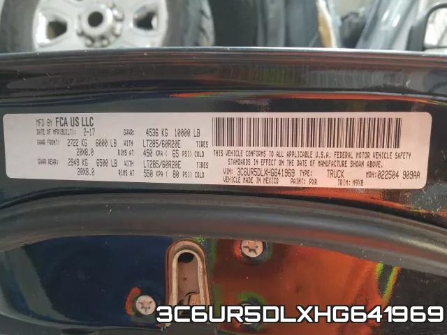 3C6UR5DLXHG641969 фото 2