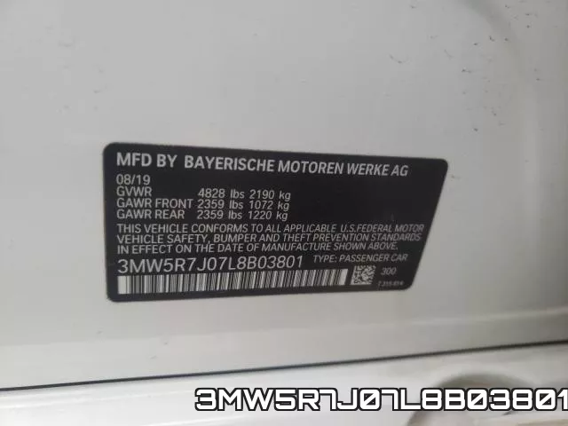 3MW5R7J07L8B03801 фото 2
