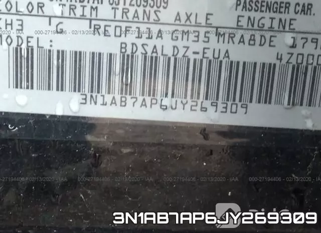 3N1AB7AP6JY269309 фото 10