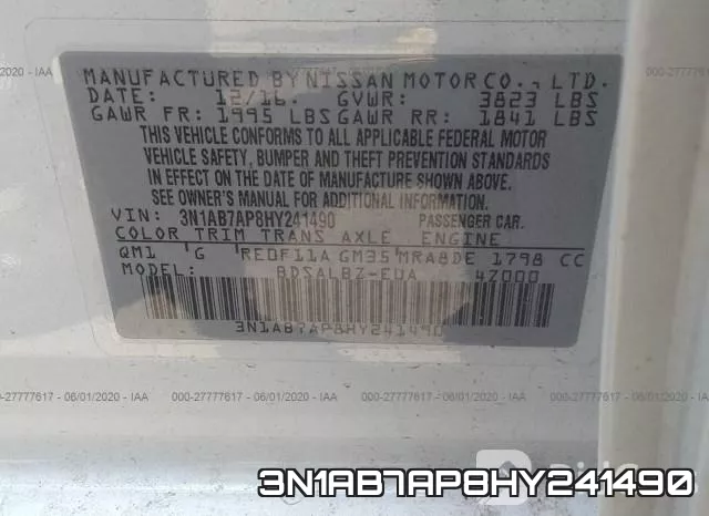 3N1AB7AP8HY241490 фото 10