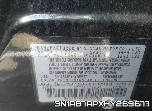 3N1AB7APXHY269677 фото 10
