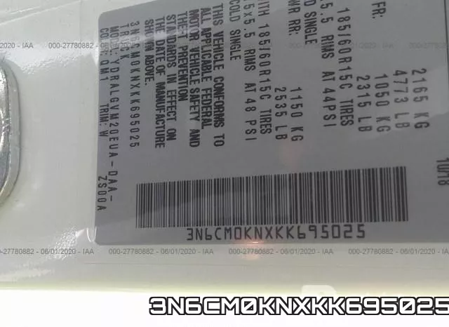 3N6CM0KNXKK695025 фото 10