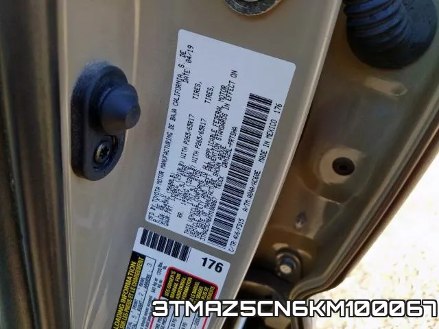 3TMAZ5CN6KM100067 фото 2