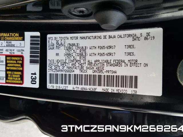 3TMCZ5AN9KM268264 фото 2