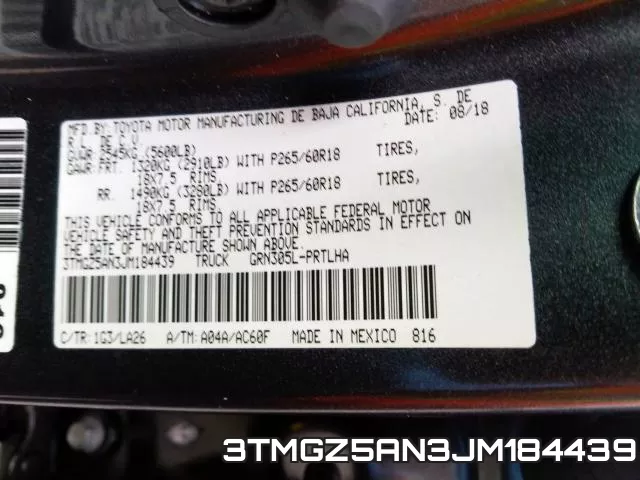 3TMGZ5AN3JM184439 фото 2