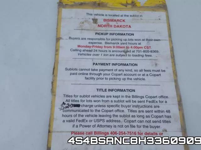4S4BSANC8H3360909 фото 10
