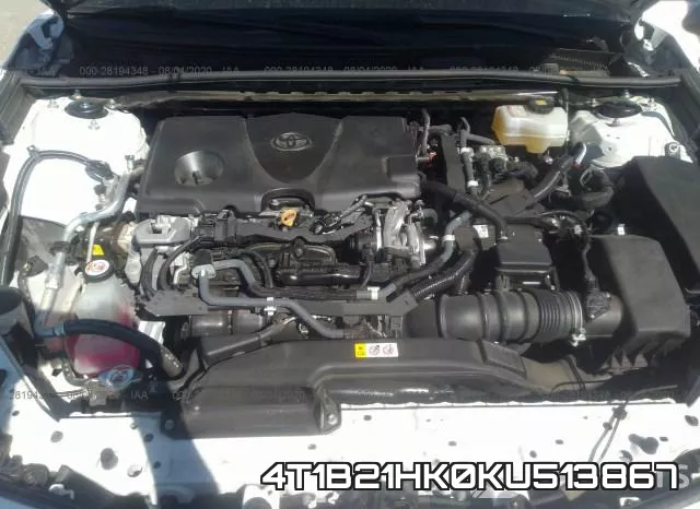4T1B21HK0KU513867 фото 2