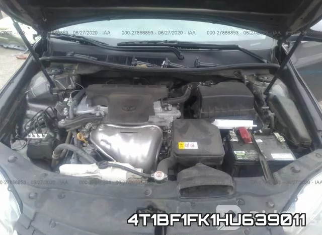4T1BF1FK1HU639011 фото 2