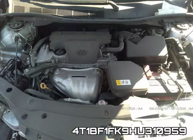 4T1BF1FK9HU310959 фото 2