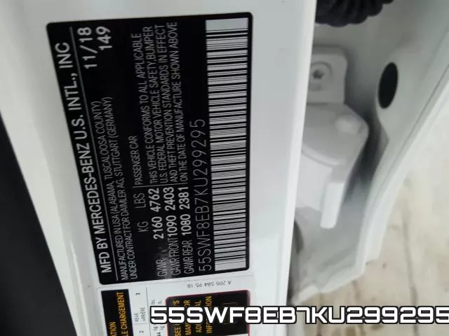55SWF8EB7KU299295 фото 2