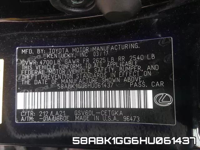 58ABK1GG6HU061437 фото 2